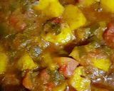 हरे प्याज़ आलू की सब्जी (Hare pyaz aloo ki sabzi recipe in hindi) रेसिपी चरण 3 फोटो