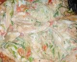 Foto del paso 4 de la receta: Fajitas de pollo con "Spaghetti" De calabaza