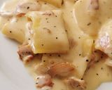 Foto del paso 5 de la receta: Paccheri con Panceta a la crema de Camembert