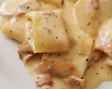 Foto del paso 5 de la receta: Paccheri con Panceta a la crema de Camembert