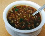 A picture of step 3 of Hot and Sour Soup 🍵.
