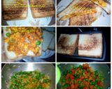 A picture of step 1 of Veg Sandwich.