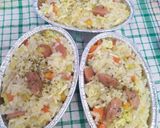Foto langkah ke 4 dari resep Schotel Nasi Kukus.