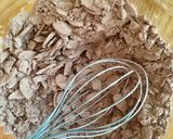 Hình bước làm 2 của món Almond Cream cheese Brownies