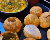 A picture of step 11 of Live Ragda Pani Puri 😋🤗.