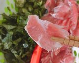 Hình bước làm 4 của món Bò nhúng mướp đắng