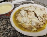 Foto del paso 4 de la receta: Pollo con salsa de quesos