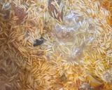 A picture of step 7 of Motton yakni pulao.