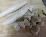 【孕婦食譜-客家酸菜】客家酸菜素炒麵腸的食譜步驟2照片