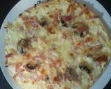 Foto del paso 6 de la receta Pizza carbonara con champiñones
