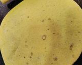 A picture of step 6 of Puran Poli.
