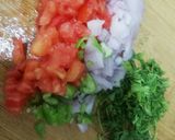 A picture of step 1 of Chicken chapli kabab.