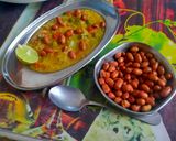 A picture of step 3 of Namkeen daliya.