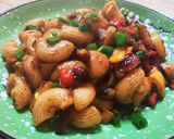 A picture of step 6 of Chilli Mushroom Pasta.