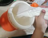 A picture of step 1 of Rose Milk with Nuts 🌹🥜.