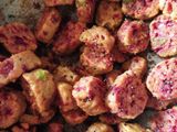 Beetroot lauki muthia