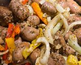 A picture of step 2 of Beefy Sausage Pasta 🍝.