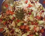 A picture of step 7 of Multicolour Sprout Salad.