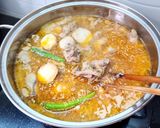 Hình bước làm 3 của món Vịt om khoai sọ
