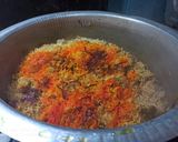 A picture of step 7 of Chicken Biryani.