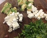 A picture of step 3 of Pasta with bacon and feta.