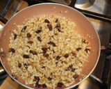 A picture of step 3 of Bread Pudding with Walnuts and Raisin Topping, Jon Style.