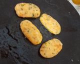 A picture of step 5 of Potato masala Chaap chaat.