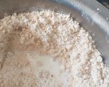 A picture of step 2 of Brown Bread#Theme Challenge.