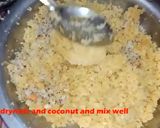 A picture of step 7 of Moongdal puttu.