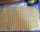🧡Omlós - egyszerű - gyors - vajas -sajtos rúd 2🧡 recept fázis 3 fotója