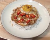 Foto langkah ke 3 dari resep Nasi Telur Ceplok.