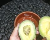 A picture of step 1 of Avocado sauce _dip.