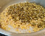 A picture of step 2 of Kathiyawadi Khichdi.