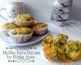 Foto langkah ke 10 dari resep Muffin Keju Bayam (gurih, less sugar, enaaak).