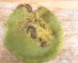 A picture of step 1 of Pan-Fried Bánh Tét Pizza Style.