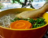 Hình bước làm 2 của món Bún gà