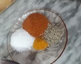A picture of step 1 of Kaly chany ka salan with boil Rice.
