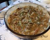 Une image de l'étape 9 de Bœuf aux oignons de roscoff sauce aux champignons.