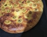 Une image de l'étape 5 de Pain au fromage et olives.