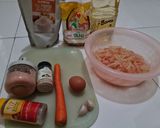 Foto langkah ke 1 dari resep Bakwan Wortel Kulit Semangka.