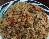 Foto langkah ke 6 dari resep Nasi Goreng Daging Sapi.