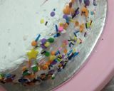 A picture of step 6 of Colourful cream cake.