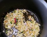 A picture of step 2 of Palak, Veggies Dry Curry.