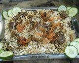 A picture of step 9 of Afghani pulao.