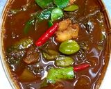 รูปขั้นตอนการทำที่ 7 ของ แกงไตปลาใส่ไก่ย่าง
