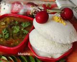 Healthy Spongy Idly With Eggplant Sambar