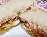 A picture of step 2 of Healthy sandwiches 😊.
