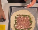 A picture of step 2 of Cheesy Puff Pastry Roll with Broccoli and Tuna.