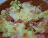 Foto del paso 10 de la receta: Cazuela de coliflor gratinado con jamón y mozzarella
