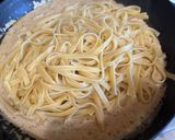 A picture of step 4 of Creamy Chicken & Mushroom Alfredo.